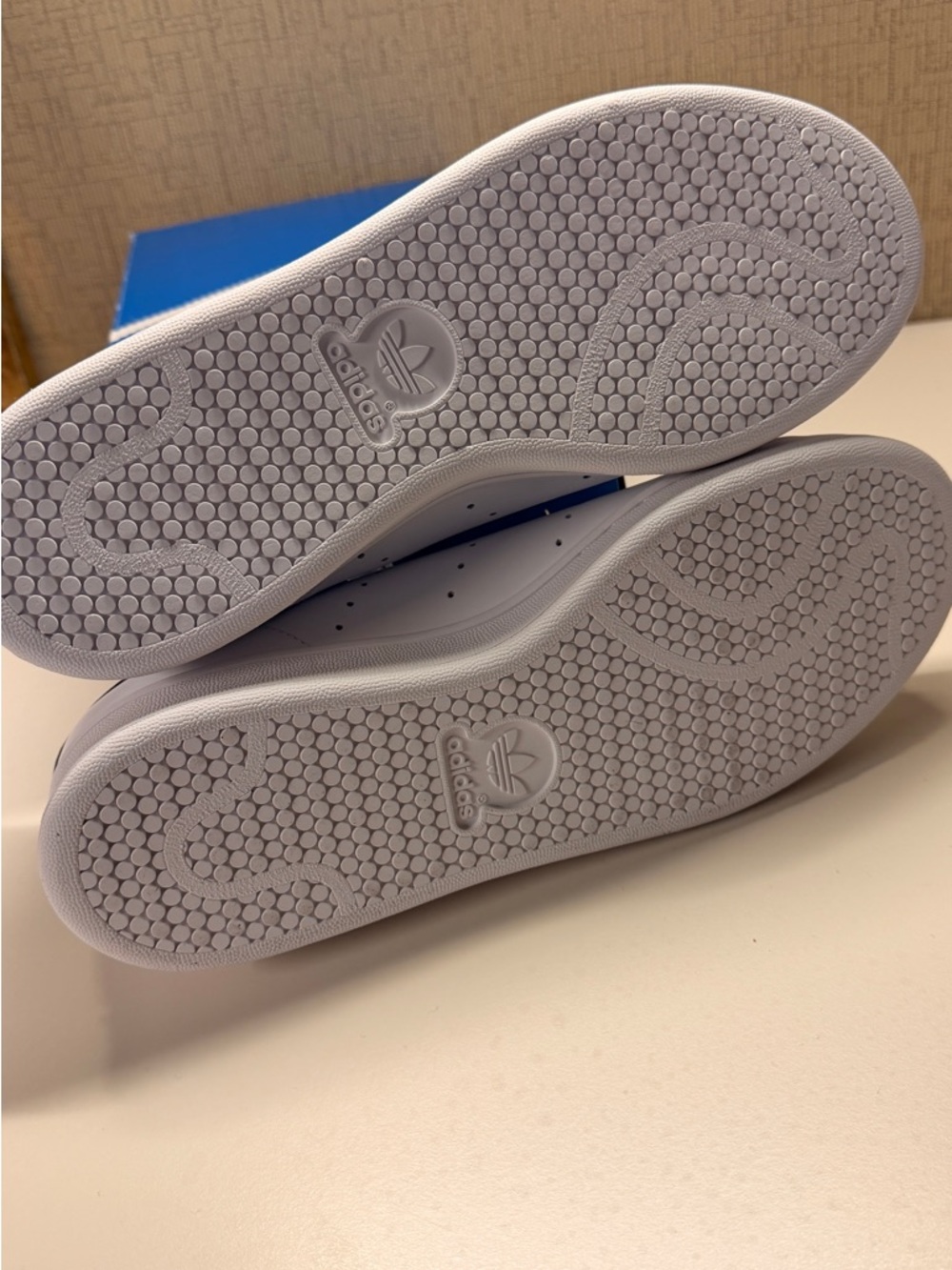 adidas Stan Smith W White and Navy Shoe Box Label - Picture 4 of 7